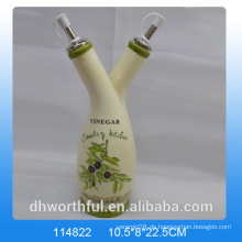 Hochwertige grüne Olivenöl Essig Flasche